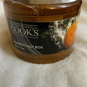 Bamboo Salt Box - Natural Brown